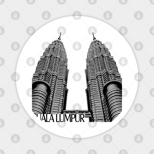 Kuala Lumpur Magnet by TravelTs